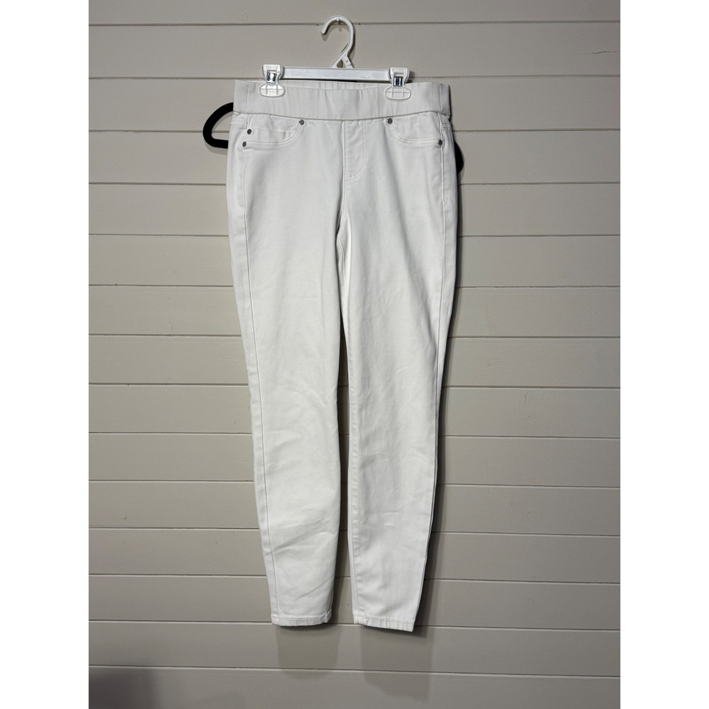 Liverpool‎ Jeans Company Ankle Legging White Pull On Women's Size 2/26 Excellent